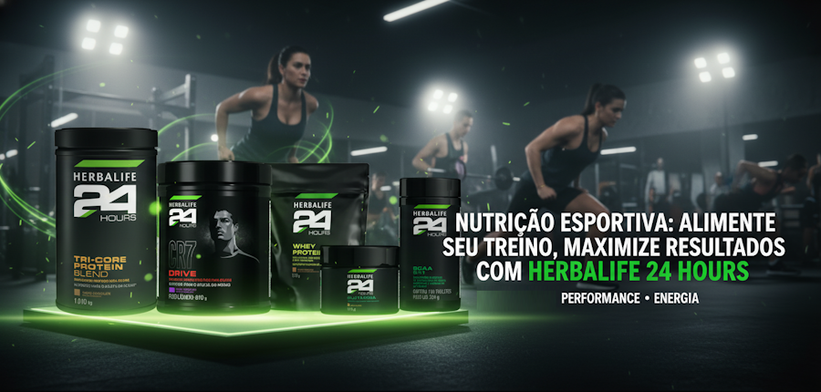 Linha completa Herbalife 24 Hours para nutrição esportiva