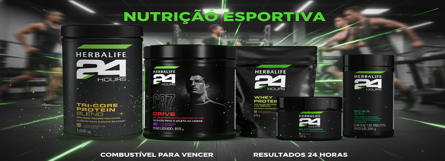 Nutrição Esportiva com produtos Herbalife 24 Hours para melhor desempenho