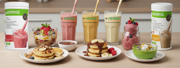 Receitas com shakes Herbalife