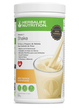 Shake Herbalife Banana Caramelizada