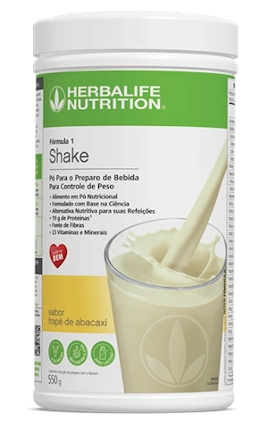 Shake Herbalife Mousse de Abacaxi