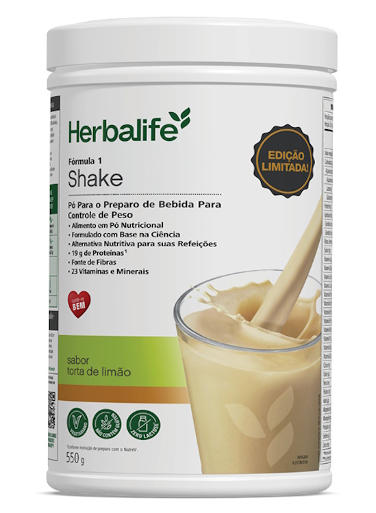 Shake Herbalife Torta de Limão