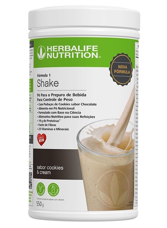 Shake Herbalife Sabor Cookies & Cream