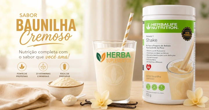 Shake Herbalife Baunilha Cremoso