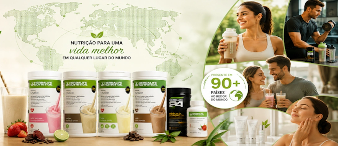 Herbalife presença global - mais de 90 países