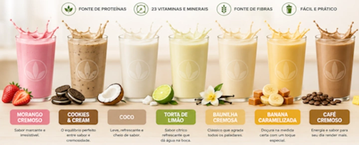 Sabores de Shake Herbalife