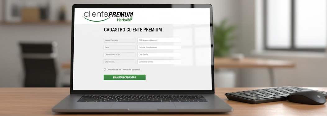 Processo de cadastro Cliente Premium