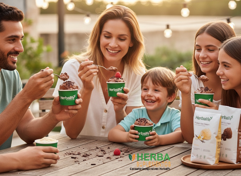 Gelato Herbalife Protein Ice Cream Sabor Chocolate